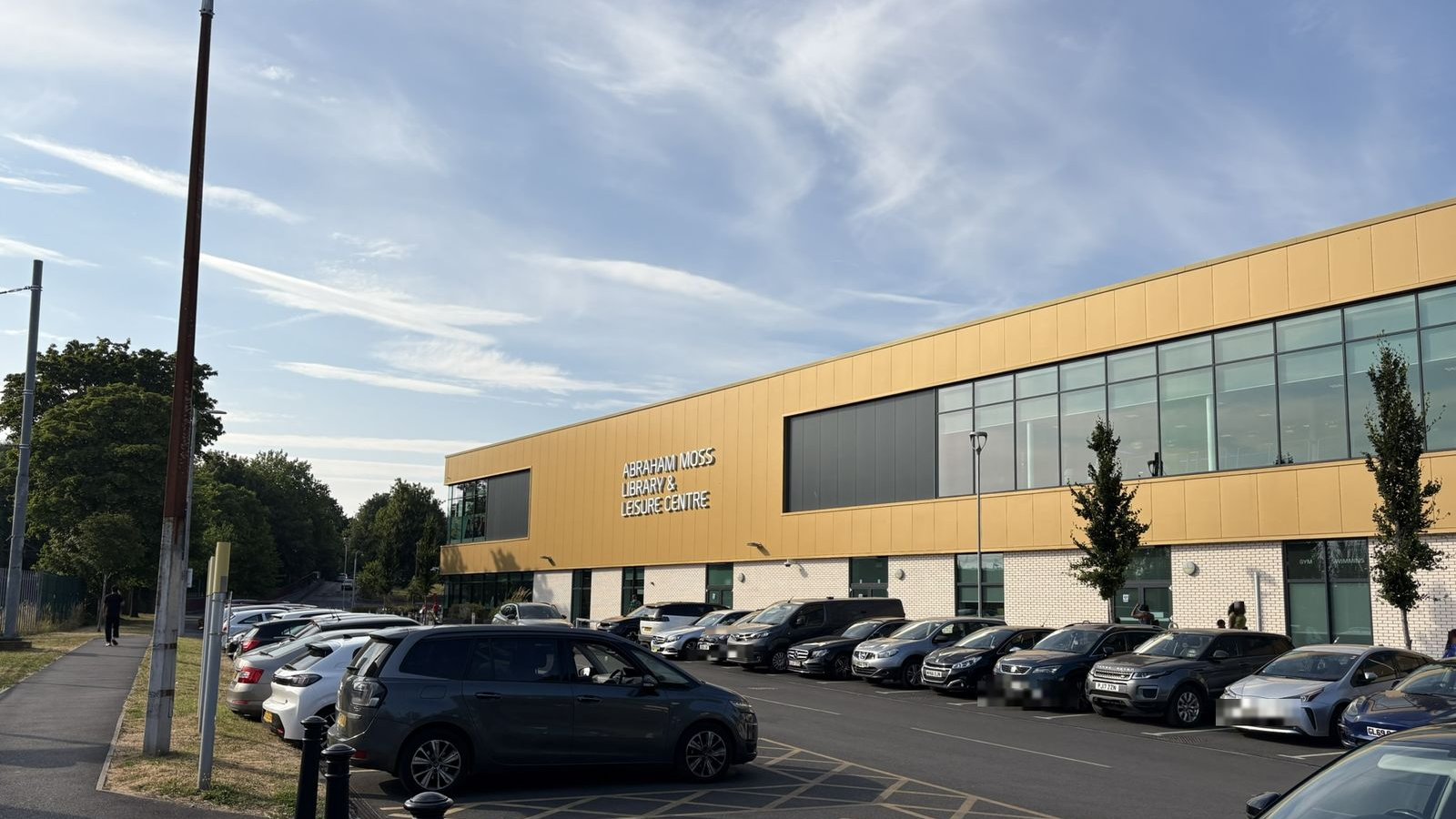 Abraham Moss Leisure Centre in Crumpsall